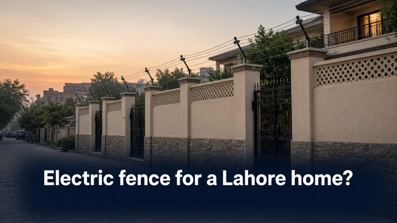 Electric fence for a Lahore home?