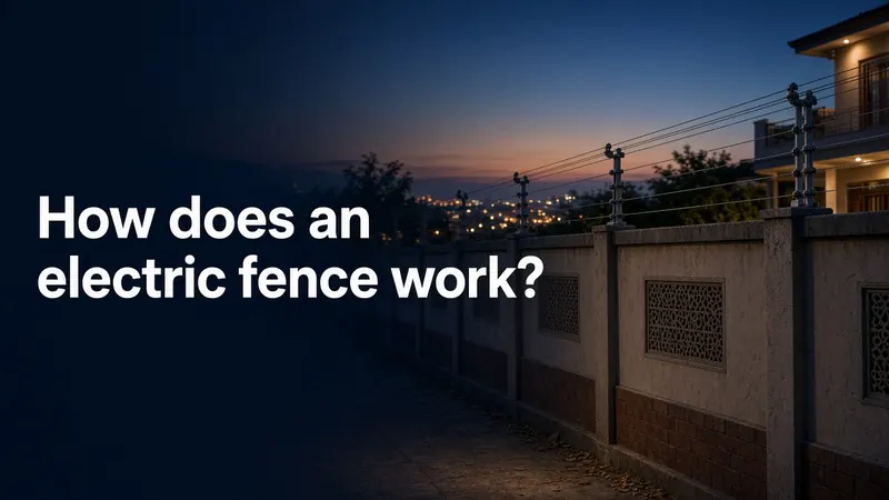 How does an electric fence work?